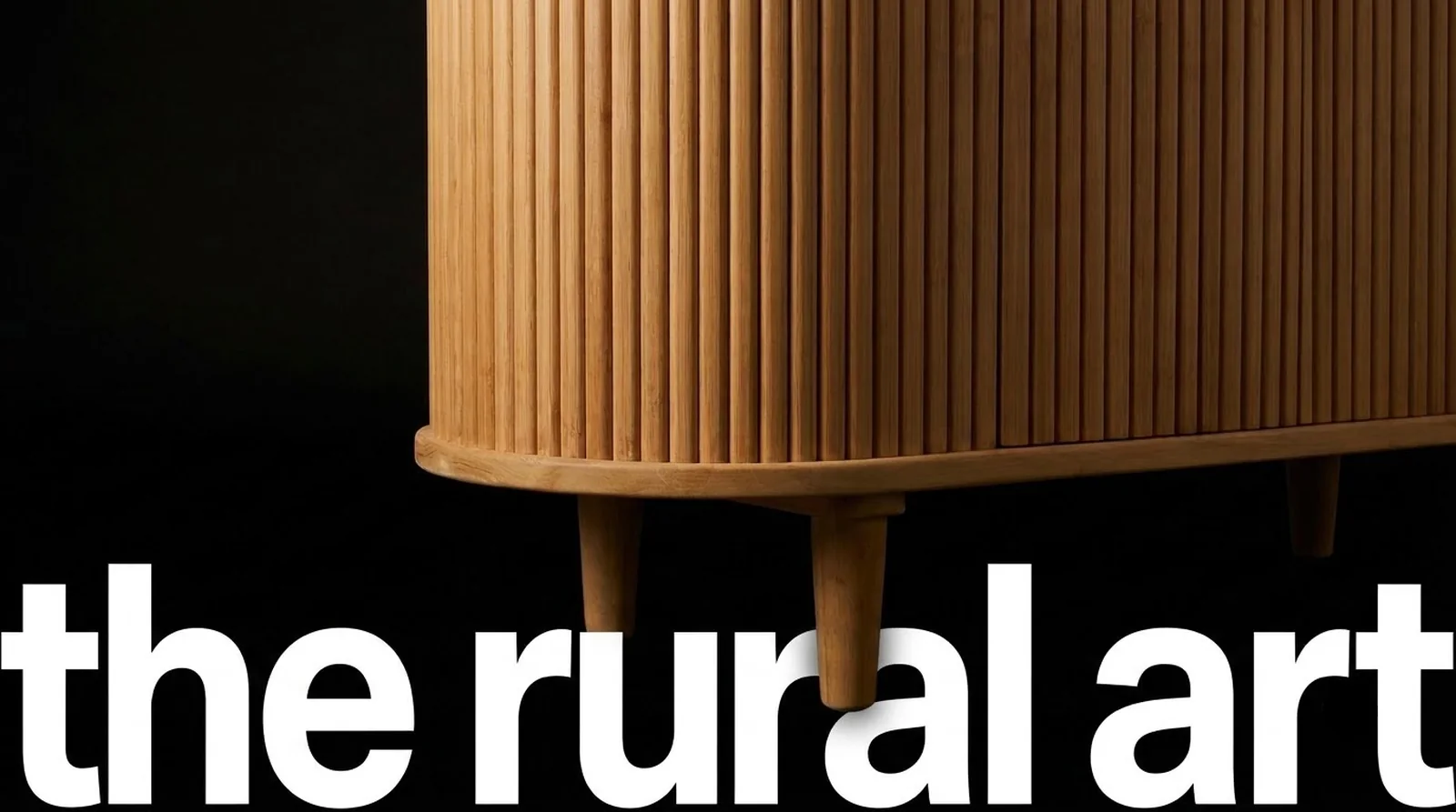 The Rural Art’s Tempe fluted teak sideboard